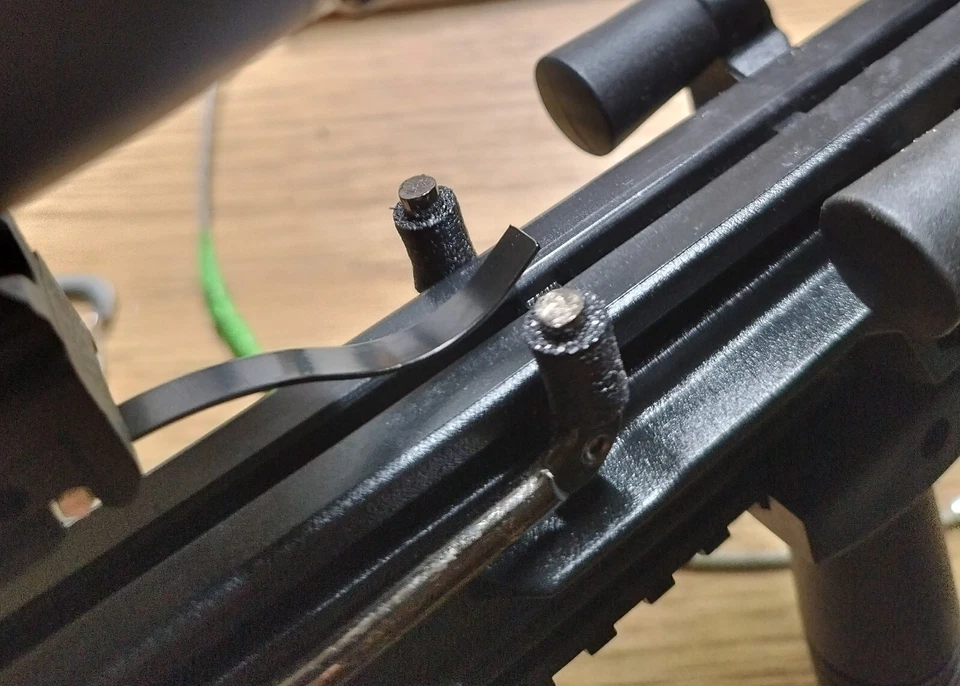 MARKENLOS Steambow Stinger AR6 M10 Compact Survival Spannkrallen Schützer Sehnenschutz