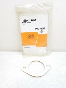 C25487 Victor Reinz Engine Water Outlet Gasket Made In USA C25487 Qty 1 Piece  - Foto 1 di 3