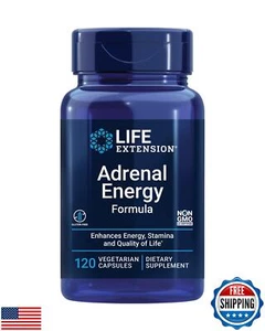 Life Extension Adrenal Energy Formula, Helps inhibit The Effects of Stress, h - Picture 1 of 5