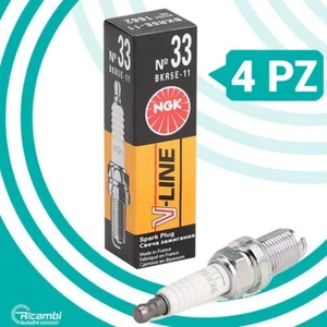 KIT 4 CANDELE ACCENSIONE NGK BKR5E-11 V-LINE 1662 PER HYUNDAI ATOS GETZ NISSAN - Imagen 1 de 9