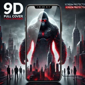 GORILLA Full Cover Szkło hartowane do iPhone 16 15 14 13 12 11 Ochrona ekranu - Zdjęcie 1 z 5