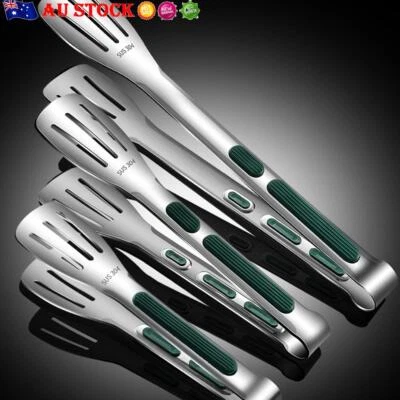 Heavy Duty Kitchen Tongs Stainless Steel Metal Tongs Cooking Tongs  Home - image 1 of 4
