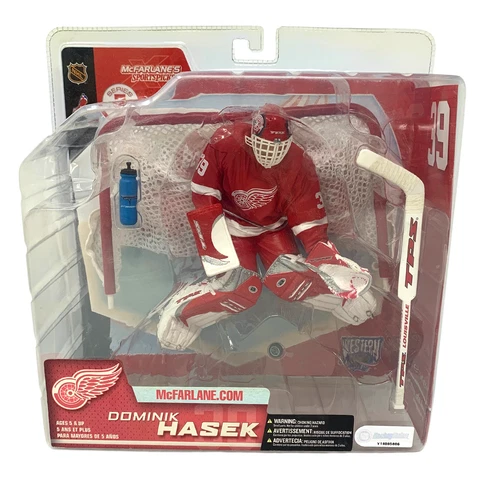 Mcfarlane NHL Dominik Hasek Detroit Red Wings Red Jersey Series 7 Figure Cover