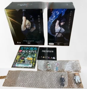 Final Fantasy VII REBIRTH Kuji Figur Cloud Tifa CD Buch Set Neu unbenutzt Japan - Bild 1 von 12