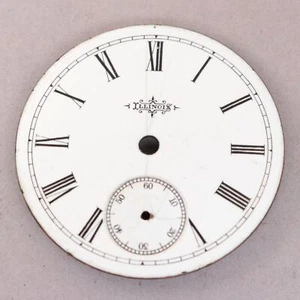 Orologio da tasca Illinois misura 18 quadrante - antico - FH358 - Foto 1 di 2
