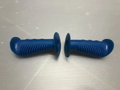 AMX Cobra Grips Blue Old School BMX Bicycle Redline Kuwahara Mongoose AME OGK 3 - Image 1 of 4