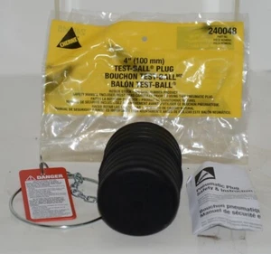 Cherne Industries 240048 4 pulgadas tapón de bola de prueba producto de goma - Imagen 1 de 5