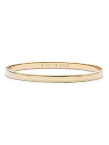 Kate Spade New YORK Women's Idiom Heart Of Gold Bangle Bracelet 098686220874 - Picture 1 of 1