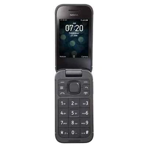 NOKIA 2760 4GB Black • LTE Flip Phone • VZW + GSM UNLOCKED • - Afbeelding 1 van 2