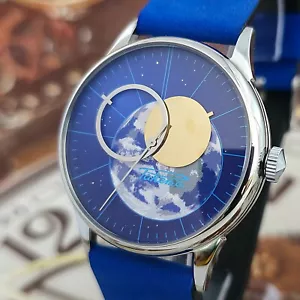 Vintage Uhr UdSSR RAKETA Kopernik 19 Juwelen Armbanduhr Kopernikus Weltraum SCHÖNES Zifferblatt - Bild 1 von 17