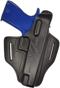 B23 Leather Holster fits Colt 1911 black VlaMiTex - Picture 1 of 4