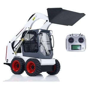 1/14 RC Hydraulische Kompaktlader SM450 Fernbedienung Rad Auto Sound Licht Motor - Bild 1 von 12