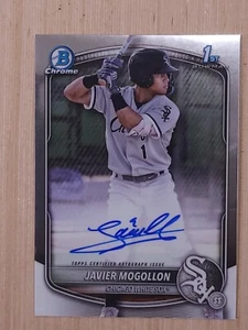 Autógrafos Bowman 2025 - Chrome Prospect Javier Mogollon #CPA-JMO (AU, RC) - Imagen 1 de 2