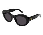 Balenciaga Bb0294s Black/Grey (001) Sunglasses