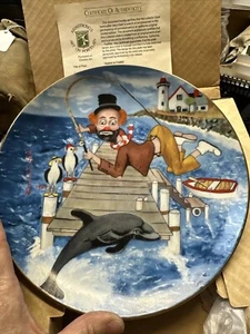 Armstrongs Kunst auf Porzellan Red Skelton "Hooked on Freddie" Teller 2901 von 10000 - Bild 1 von 4