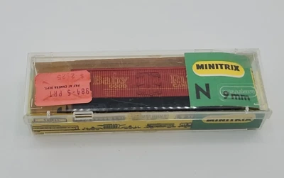 Minitrix N Scale 40' Wood Reefer Baby Ruth #3185 NEW NOS - Image 1 of 4