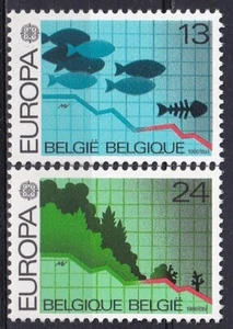 Bélgica 1986 Yvert #2211/12 Europa CEPT MNH VF - Imagen 1 de 1