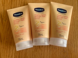 X3 VASELINE Healthy Hands Stronger Nails Handlotion 75ml TRIO - Bild 1 von 5