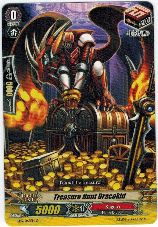 4 x Treasure Hunt Dracokid - BT15/065EN - C Near Mint / Mint, English - Image 1 of 1