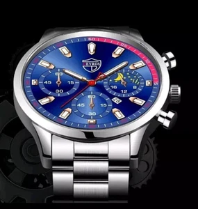 Luxury men's fashion watches business stainless steel 5 Different varieties - Picture 1 of 27