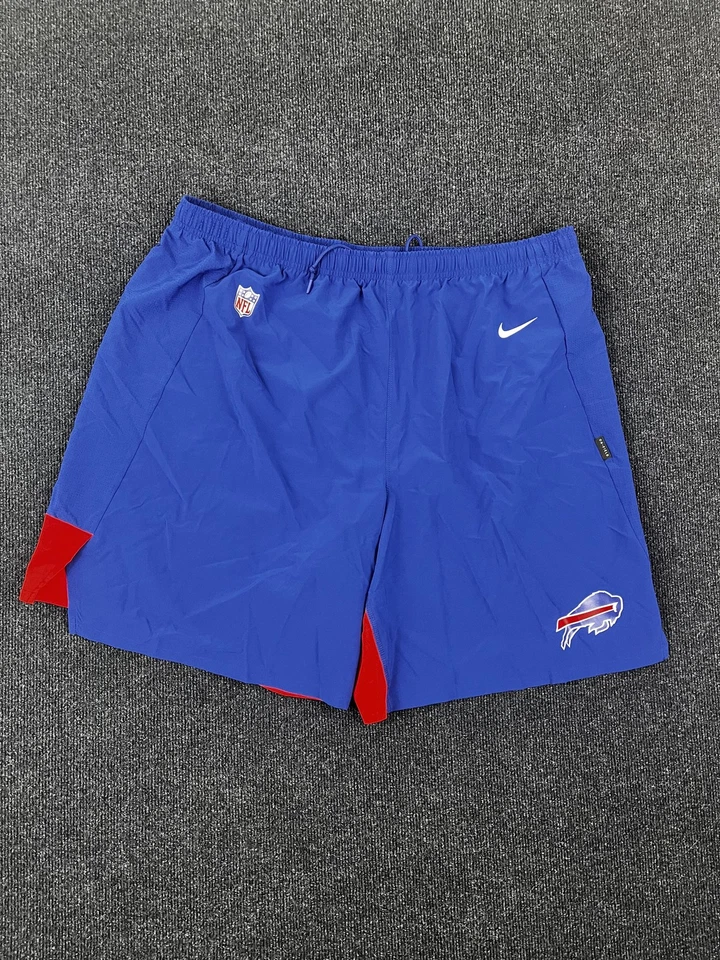 Pantalones Cortos Buffalo Bills Para Hombres 3XL Azul NFL Fútbol Nike Dri Fit Ropa de Campo Foto 1 de 4