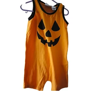 Peter Alexander Halloween Pumpkin Toddler One Piece Size 2 Orange Halloween - Picture 1 of 7