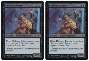 Highway Robber x2 2x 2007 MTG Core Set 10th Edition FOIL Creature SP - NM AZ1 - Picture 1 of 2