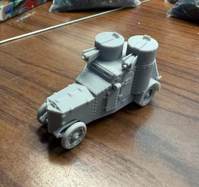 Tanque impreso en 3D 1/72 Imperio ruso Izhorski-FIAT coche blindado Foto 1 de 4