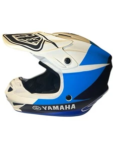 Troy Lee SE4 Polyacrylite, TLD Yamaha L4 White/blue Size XL (60-61cm) - Picture 1 of 9