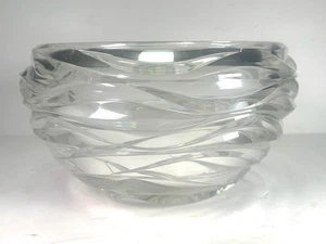 Vintage Tiffany & Co.Wave Cut Crystal Bowl - Made in Germany - Picture 1 of 8