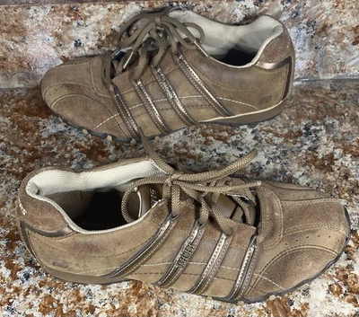 Skechers Mujer Talla 8.5 Motociclistas Patroller 46071 Marrón Informal Zapatos Tenis Foto 1 de 4