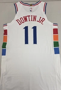 76ers Jeff Dowtin JR Game Used City Edition 3-1-25 vs Warriors Trikot weiß 46 - Bild 1 von 4