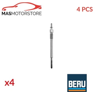 ENGINE GLOW PLUGS BERU GN059 4PCS A FOR LANCIA THESIS 2.4 JTD,2.4 D MULTIJET - Image 1 of 4