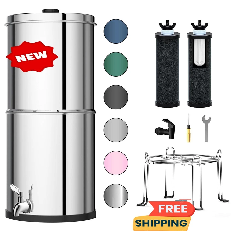 Sistema de filtración de agua por gravedad de 3 etapas con ultrafiltración de 0, Foto 1 de 4