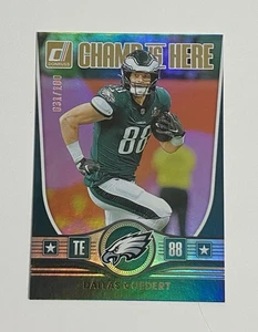 2025 Donruss Dallas Goedert Champ is Here Holo #/100 Eagles - Picture 1 of 3