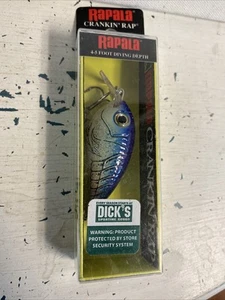Señuelo de pesca Rapala Crankin Rap CRR 5 - 6 cm - 14 g orujo azul fundido - Nuevo - Imagen 1 de 6