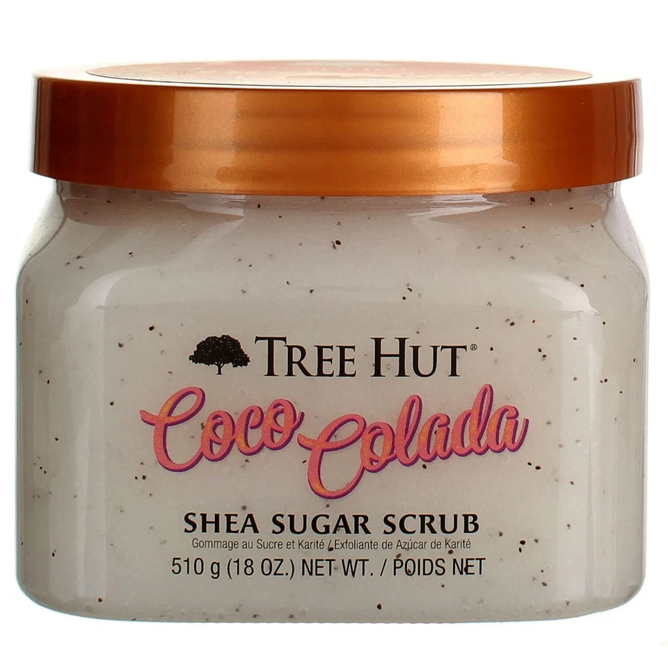 Tree Hut Shea Sugar Scrub Coco Colada 18oz Ultra Hydrating and Exfoliating for