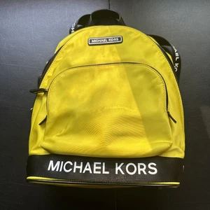 Michael Kors Sport Taping Daisy Gelb Nylon Rucksack Reißverschluss - Bild 1 von 10