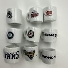 Nfl Football Teams Tiny Ceramic Mug Cup Lot
