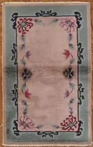 antique art -deco chinese carpet - Picture 1 of 4