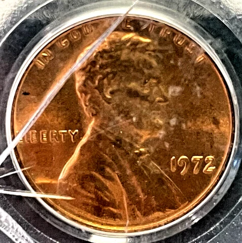 1972 MS66 RED Double Die Obverse Lincoln Cent PCGS DDO RD Cover