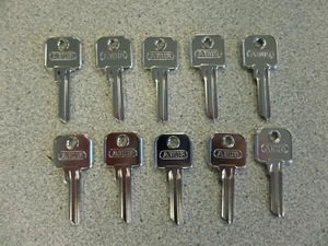 ABUS 85/40KBL DISKUS PADLOCK KEY BLANKS PACK OF 10 - Picture 1 of 3