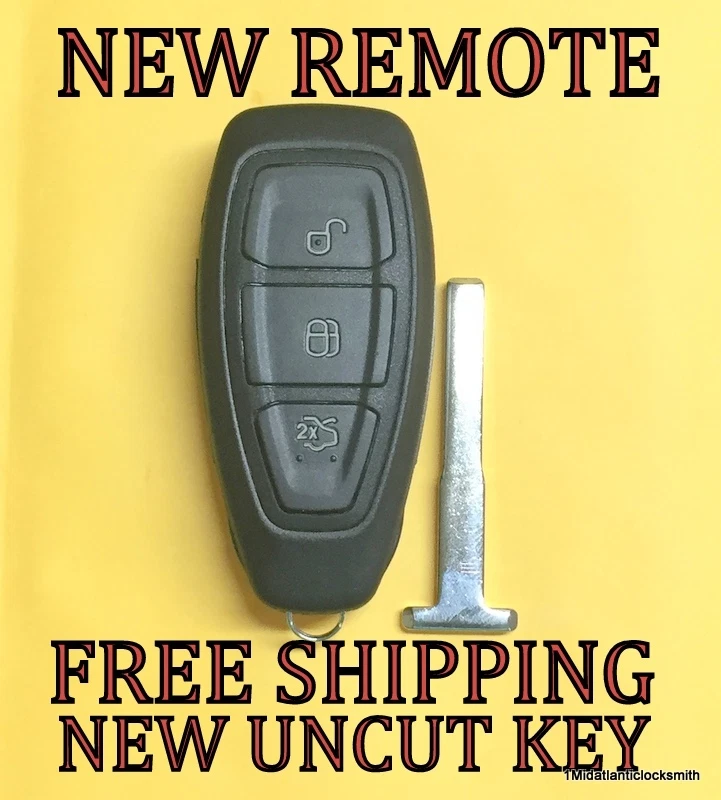 NUEVO MANDO DE PROXIMIDAD SMART SIN LLAVE PARA FORD FIESTA FOCUS C-MAX KR55WK48801 11-14 Foto 1 de 1