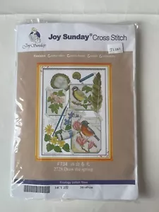 Kit punto de cruz Joy Sunday - Dibuja la primavera - Imagen 1 de 2