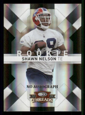 2009 Donruss Threads #191 Shawn Nelson No AU RC /149 - Image 1 of 2