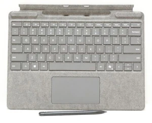Teclado Microsoft Surface Pro 1864 Platinum con lápiz delgado 2 8XA-00238 - Imagen 1 de 12