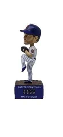 Max Scherzer New York Mets Strikeout Counter Bobblehead Citi Field 2022 NEW! Cover