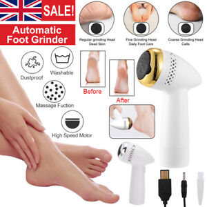 Electric Foot Grinder File Vacuum Dead Skin Callus Remover Foot Pedicure Tool UK