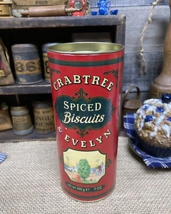 VTG Crabtree & Evelyn Biscuits Empty Container 1997 London Store Display Prop - Picture 1 of 8