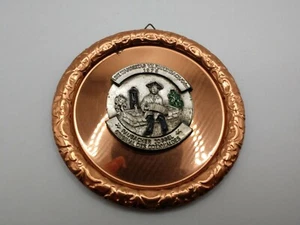1975 Wandertag Hiking Day Raubacher Joggel Odenwald Original 4.25" Hanging Plate - Picture 1 of 3